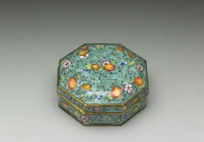 图片[2]-Copper-body painted enamel box, Qing dynasty, Qianlong reign (1736-1795)-China Archive